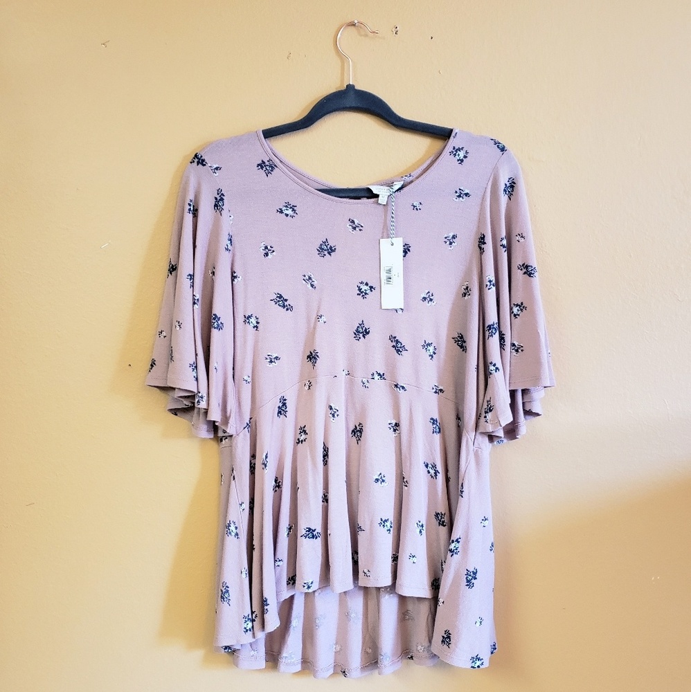 Lucky Brand floral blouse